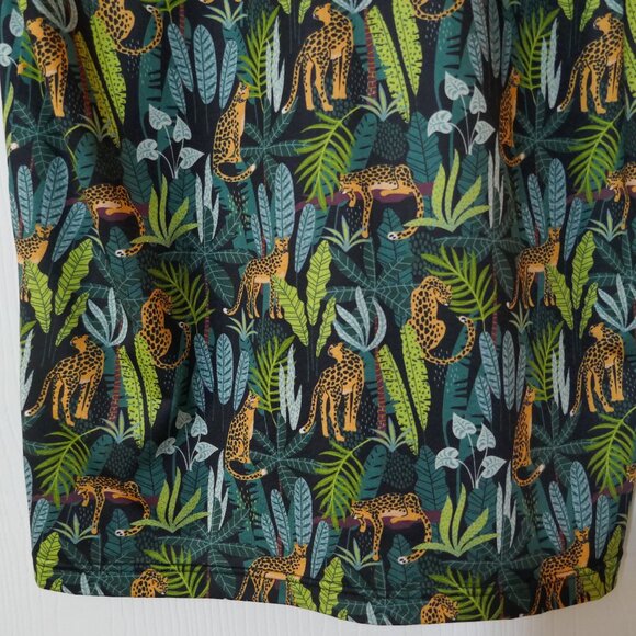 GOLF GODS AUSTRALIA - Cheetah Floral Leopard  Polo Shirt  Large Men - Picture 5 of 7